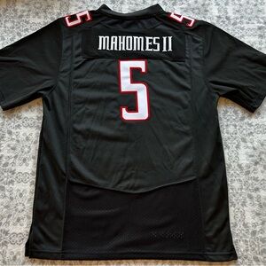 PATRICK MAHOMES II TEXAS TECH RED RAIDERS BLK JERSEY Youth XL NWOT